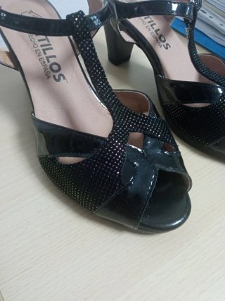Zapatos Pitillos de tacón negros, 37