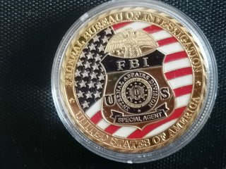Moneda Conmemorativa FBI - Agente Especial