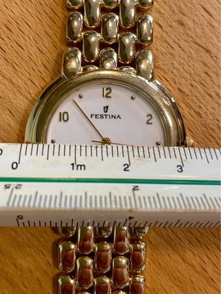 Reloj Festina para mujer chapado en oro de 1995