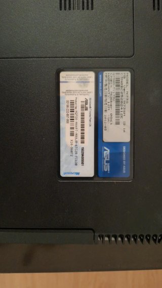 Portátil Asus Core i7 Nvidia Plata