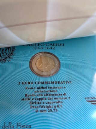 San Marino 2005 2€ Galileo Galilei