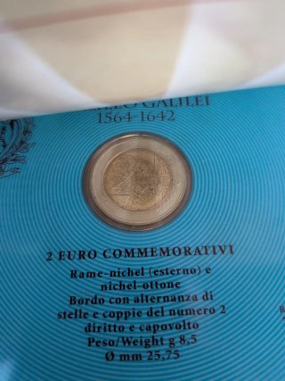 San Marino 2005 2€ Galileo Galilei