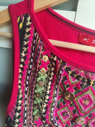 Camiseta Boho K. Derhy Talla S Multicolor