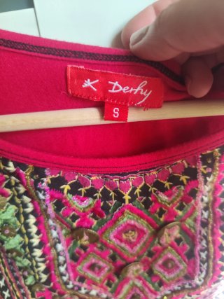 Camiseta Boho K. Derhy Talla S Multicolor