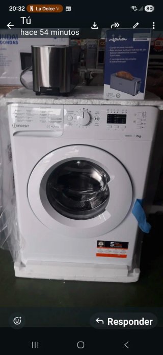 Lavadora Indesit 7kg 1200rpm Nueva