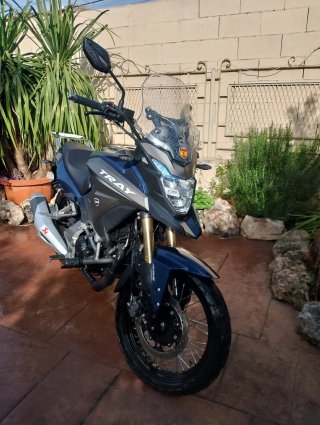 Motor Hispania Tray 125 Azul/Gris