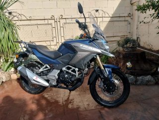 Motor Hispania Tray 125 Azul/Gris