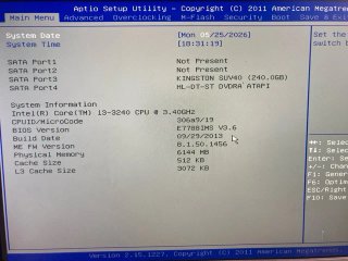 PC sobremesa i3 3240 6GB RAM