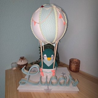 Globo Aerostático Decorativo Foamy Tela