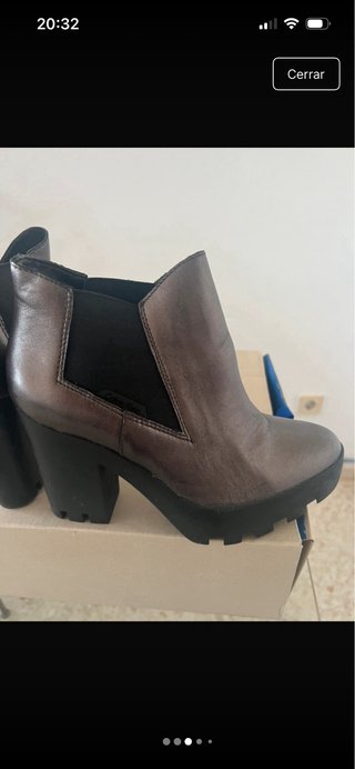 Botines Calvin Klein Plataforma Tacón
