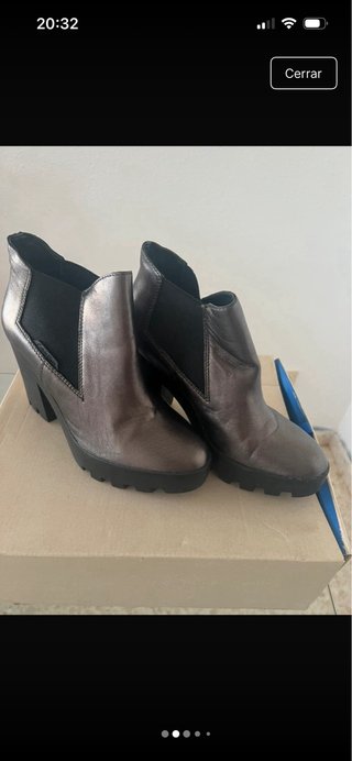 Botines Calvin Klein Plataforma Tacón