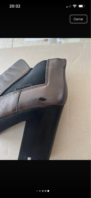Botines Calvin Klein Plataforma Tacón