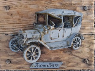 Placa Ford T 1915