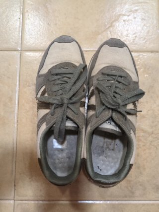 Zapatillas Munich Beige y Verde Oliva