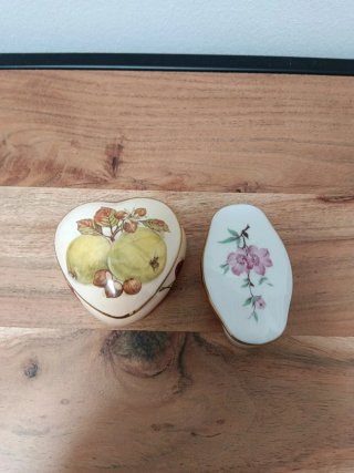 2 Cajitas de Porcelana antiguas