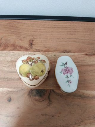 2 Cajitas de Porcelana antiguas