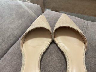 Zapatos Mango Beige Talla 38