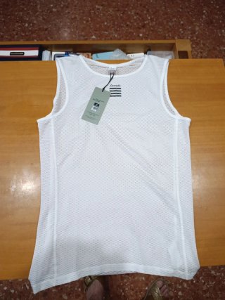 Camiseta tirantes running Lameda blanca