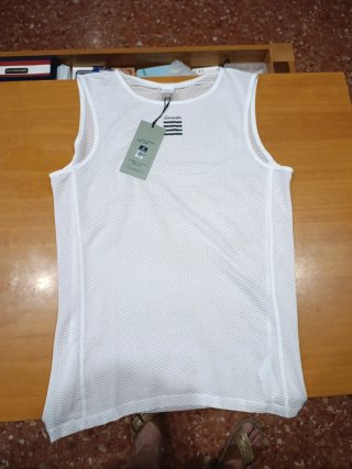 Camiseta tirantes running Lameda blanca