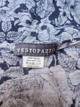 Foulard Vesto Pazzo Estampado Rosas