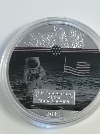 Moneda 50 Aniversario Aterrizaje Lunar 2019