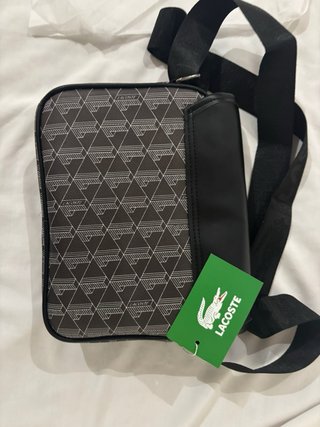 Riñonera Lacoste Negra y Gris