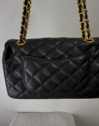 Borsa Chanel Nera Matelassé con Catena Dorata