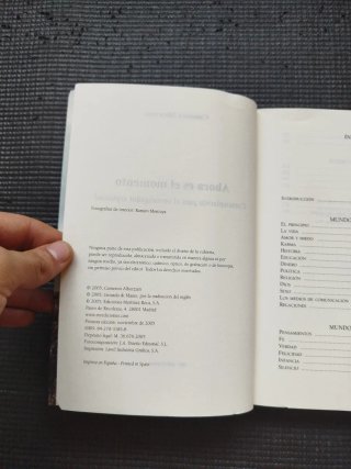 Libro "Ahora es el momento"