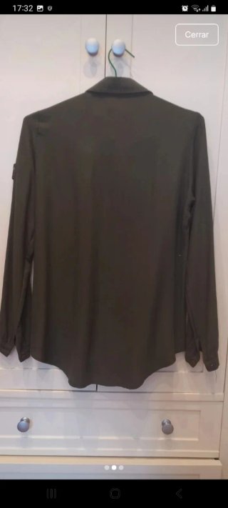 Camisa militar mujer verde