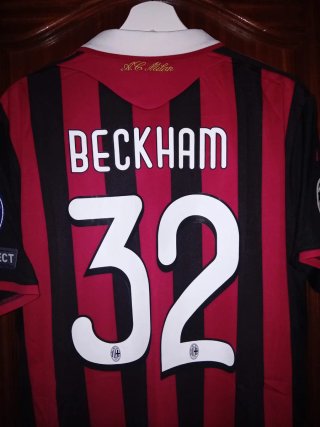 Camiseta AC Milan Beckham talla L