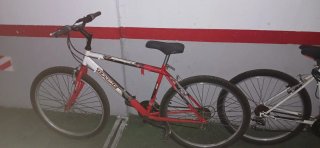 Bicicleta Topbike Roja y Blanca