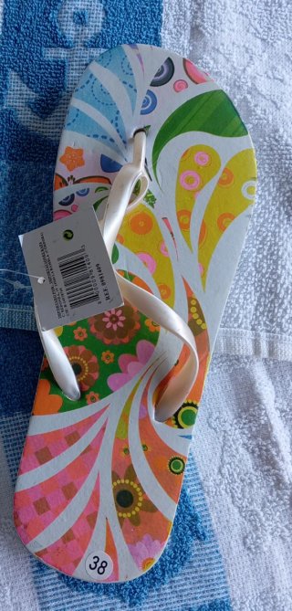 Pack Toalla Playa y Chanclas Talla 38