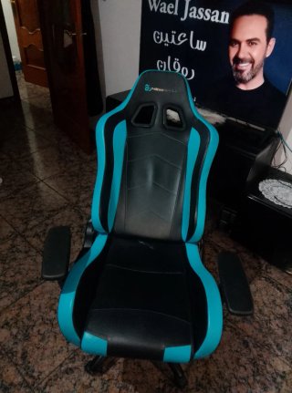 Silla Gaming Newskill Negra y Turquesa