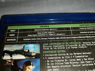Matrix Blu-ray como nuevo