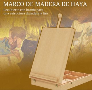 Caballete de mesa de madera