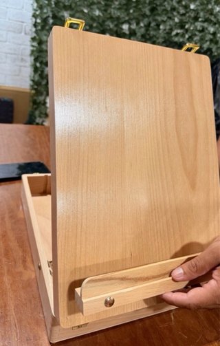 Caballete de mesa de madera