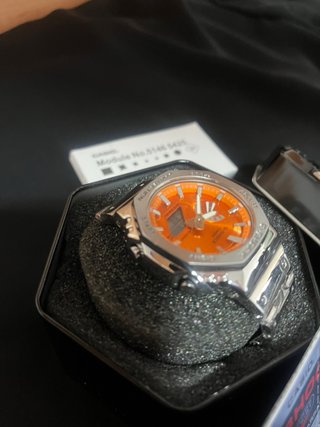 Casio G-Shock Naranja Metal