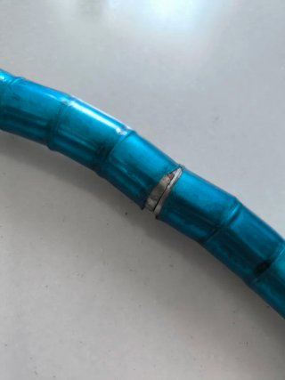 Candado bici/moto LUMA azul 1.5 m