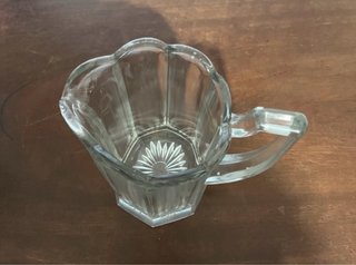 Brocca vintage Davidson "Chippendale" in vetro