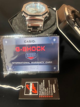 Casio G-Shock Metal Azul Claro