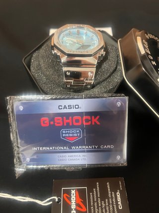 Casio G-Shock Metal Azul Claro
