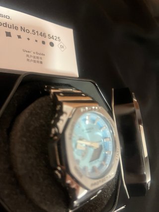 Casio G-Shock Metal Azul Claro