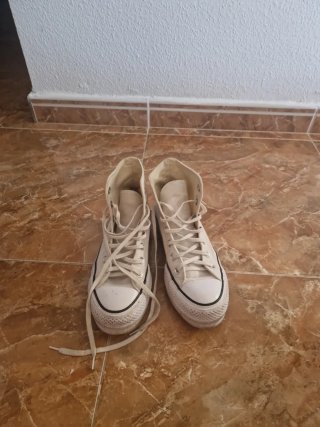 Zapatillas Converse Blancas Altas plataforma