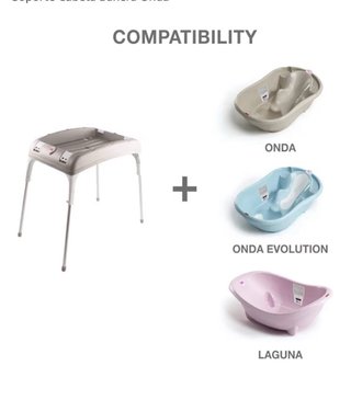 Soporte cubeta bañera ok baby/ CAMBIADOR