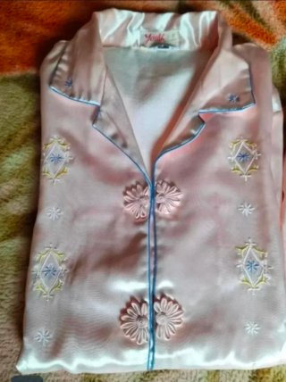 Pijama raso rosa  talla 42 Sin Estrenar