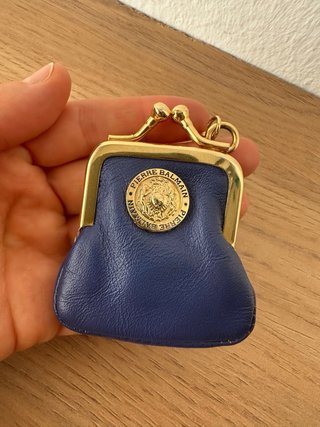 Monedero/Llavero Pierre Balmain Vintage Azul