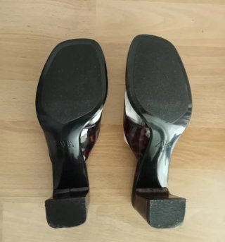 Sandalias Zara Talla 39 efecto Carey