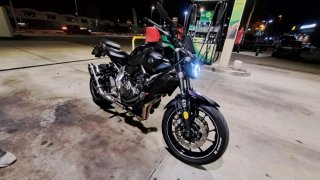 Yamaha MT-07 Negra Manual