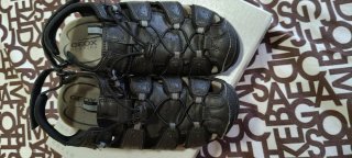 Sandalias Geox de cuero negras talla 41
