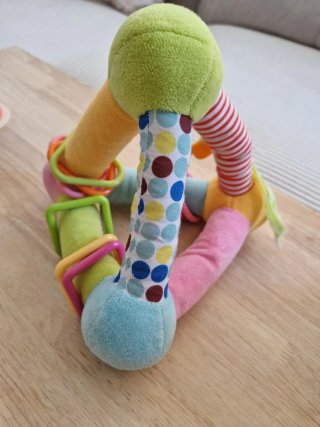 Lote Juguetes Bebé Madera y Tela